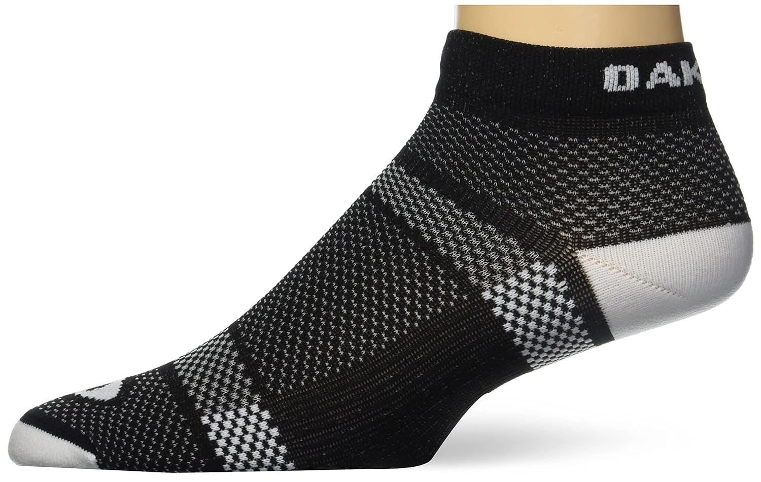 Oakley Men's Ribbed Ellipse Short Socks, Blackout, Medium