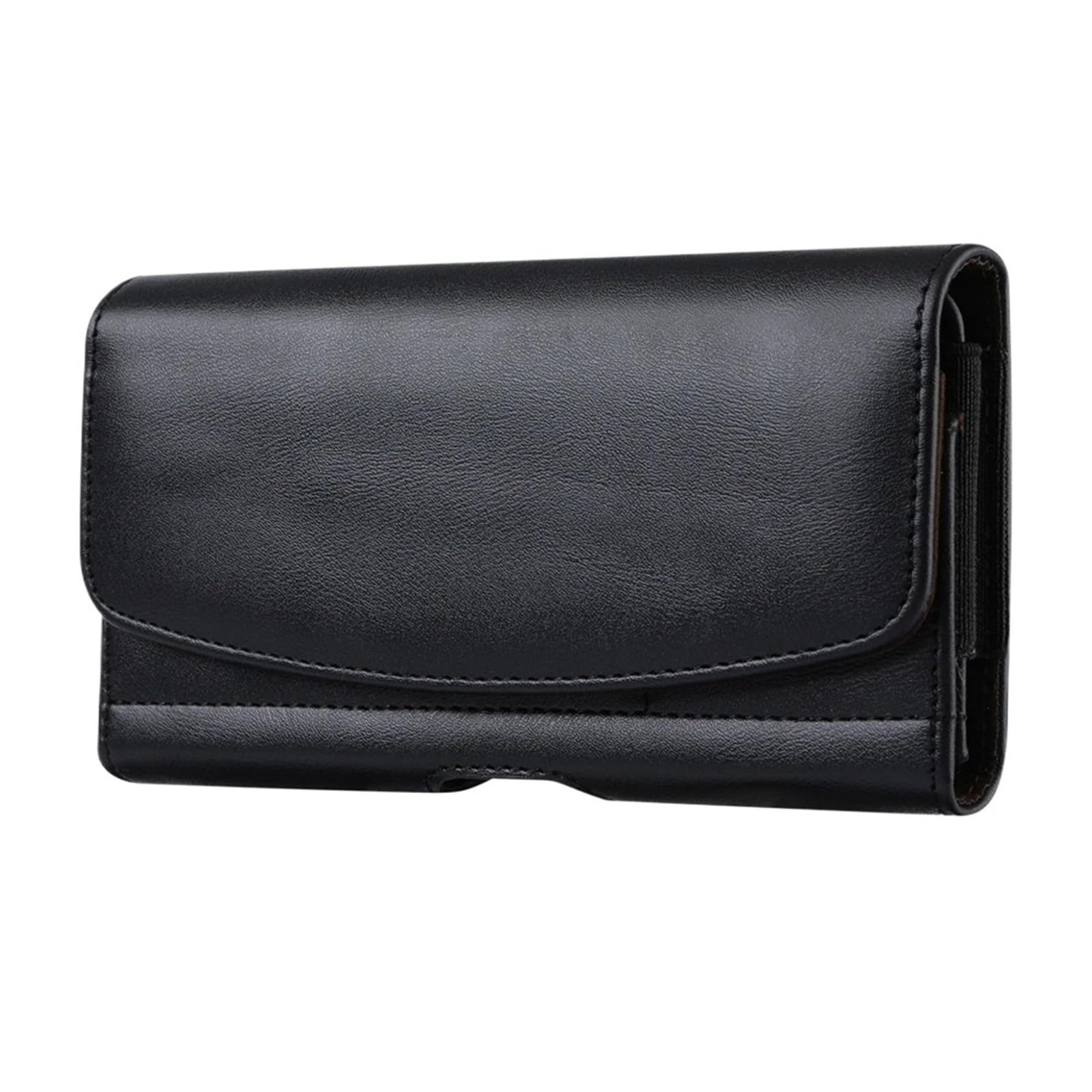 Phone Belt Pouch Universal Leather Holster Clip Case for Men Waist Bag Cover für Wandern, Camping(XL)