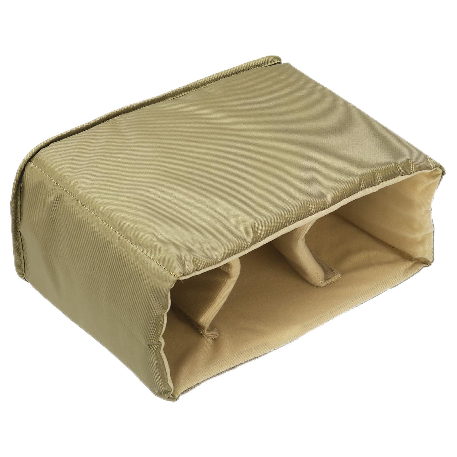 PATIKIL Bolsa de inserción para cámara, 12 x 6 x 9 pulgadas, de alta capacidad, a prueba de golpes, funda interior, organizador acolchado compatible con cámara réflex Nikon DSLR, color marrón
