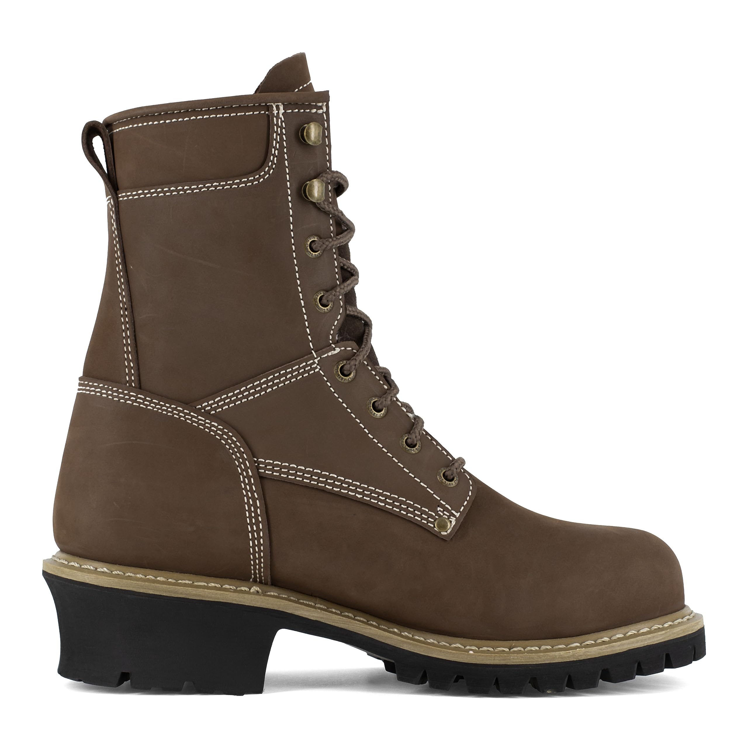 Frye Męskie buty ochronne do rejestrowania, Brązowy, 42-43 EU
