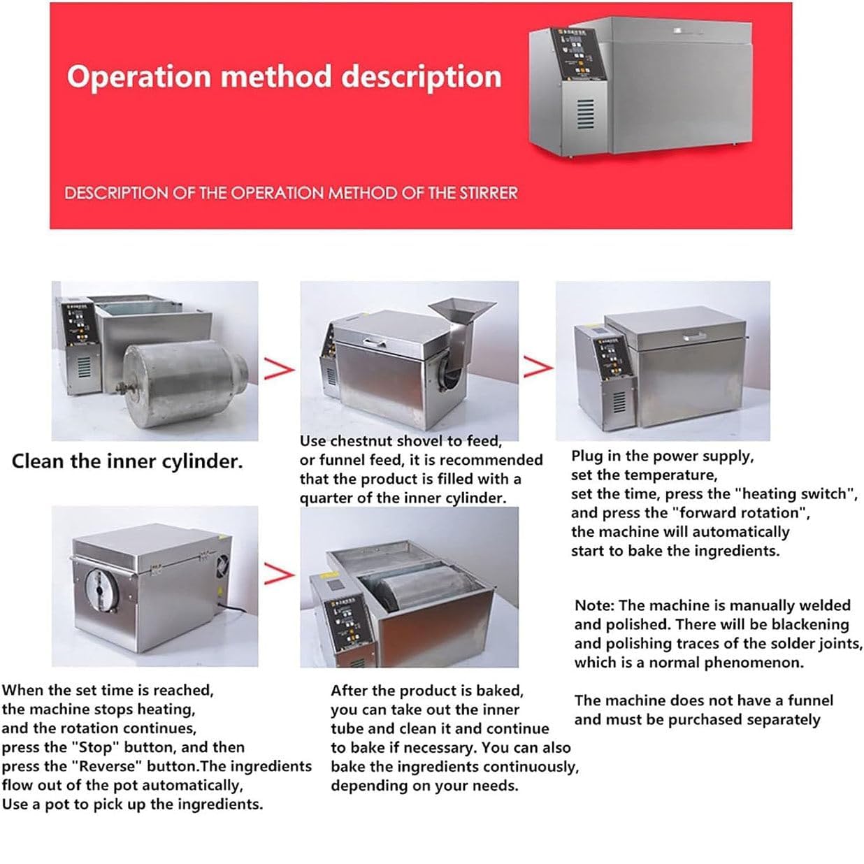 Tostatrice Caffè Domestica Da 4kg: Professionale, Con Timer E Temperatura Regolabile
