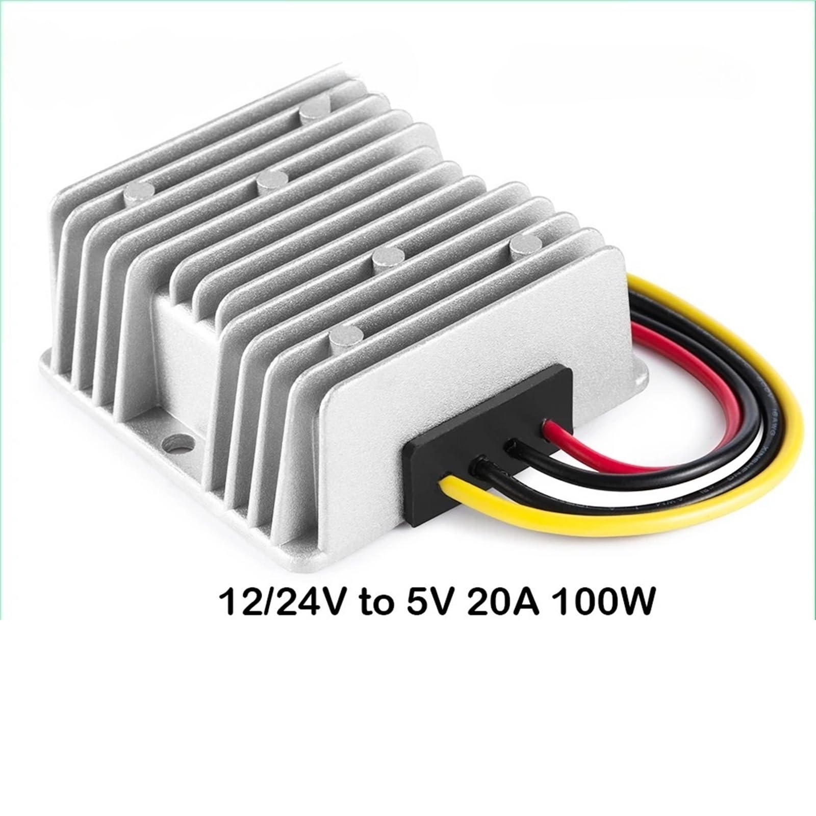 12V 24V to 5V 3A 5A 10A 20A 30A 40A 50A 100A DC DC Step Down Converter Stabilizer Regulator Reducer Power Supply for Cars Solar(12V 24V to 5V 20A)