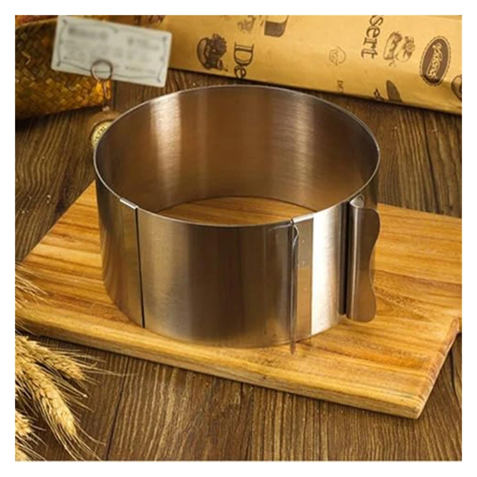Edelstahl Mousse Ring Einstellbare Kuchen Mousse Form Edelstahl 15,24 zu 30,48 cm Ring Backen Dekoration