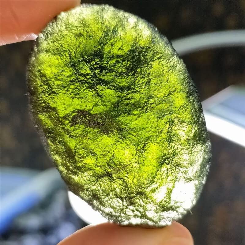 Bola de cristal meteorito natural de 10-12g para decoración del hogar 4