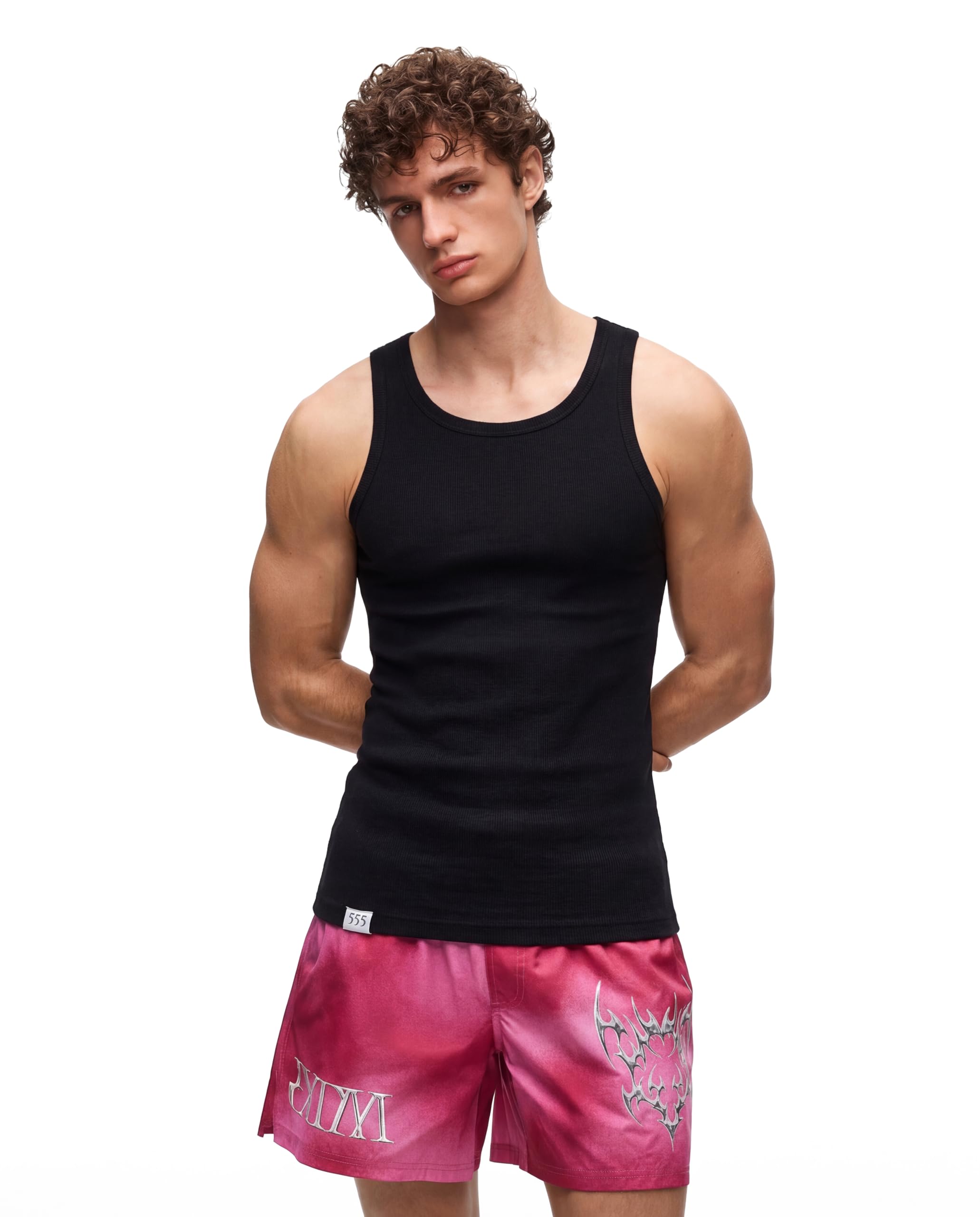 three times 5 Men’s Cotton Athletic Ribbed Vest | Sleeveless Gym Tank Top | Slim Fit Essential Innerwear-picture-43