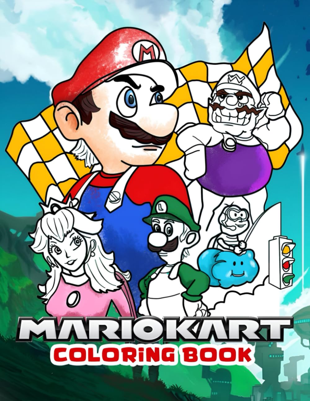 Coloring Book: Cartoon Characters Coloring Pages For Kids To Relax And Enjoy the Holiday
