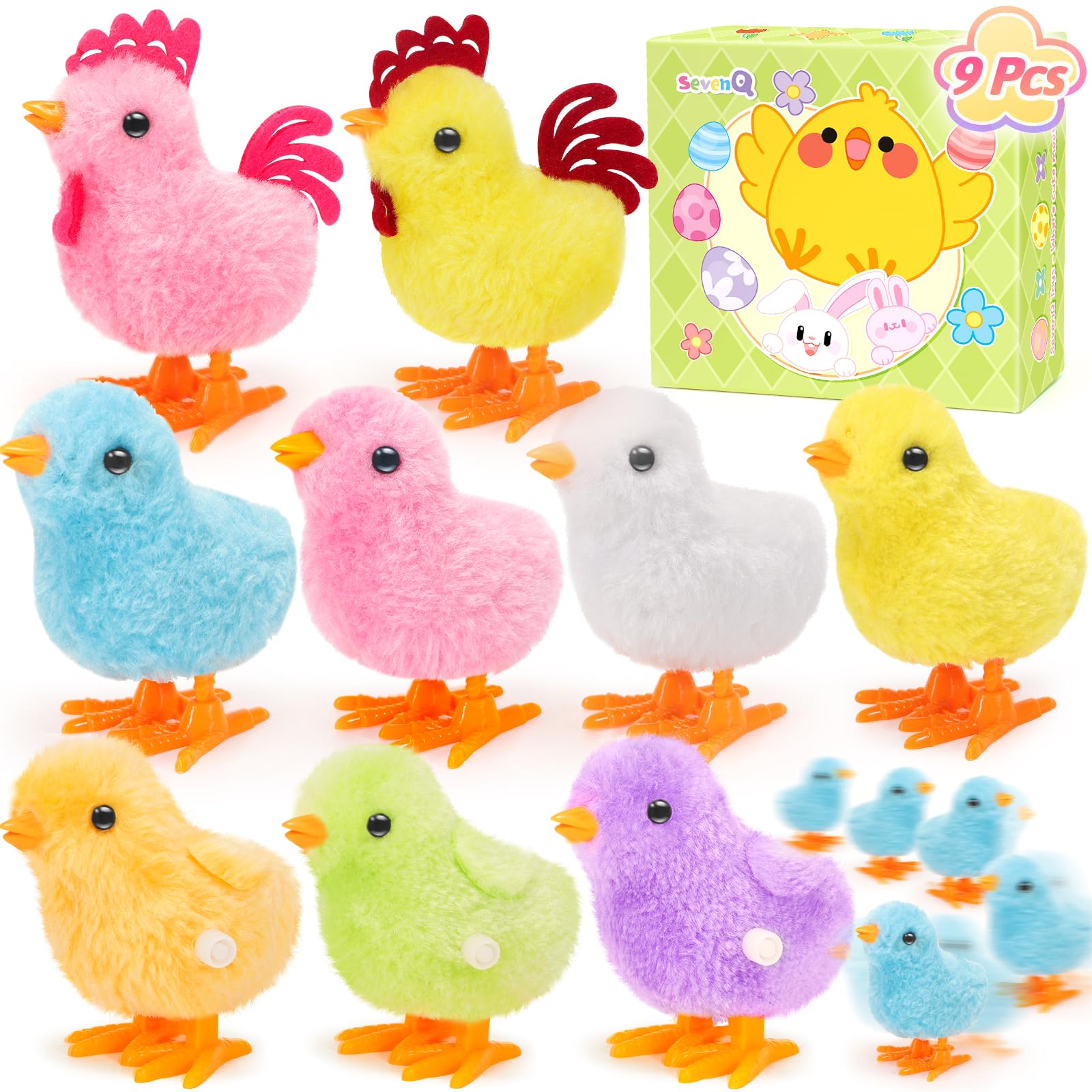 Amazon.com: SevenQ Wind Up Toys for Kids Easter Basket Stuffers