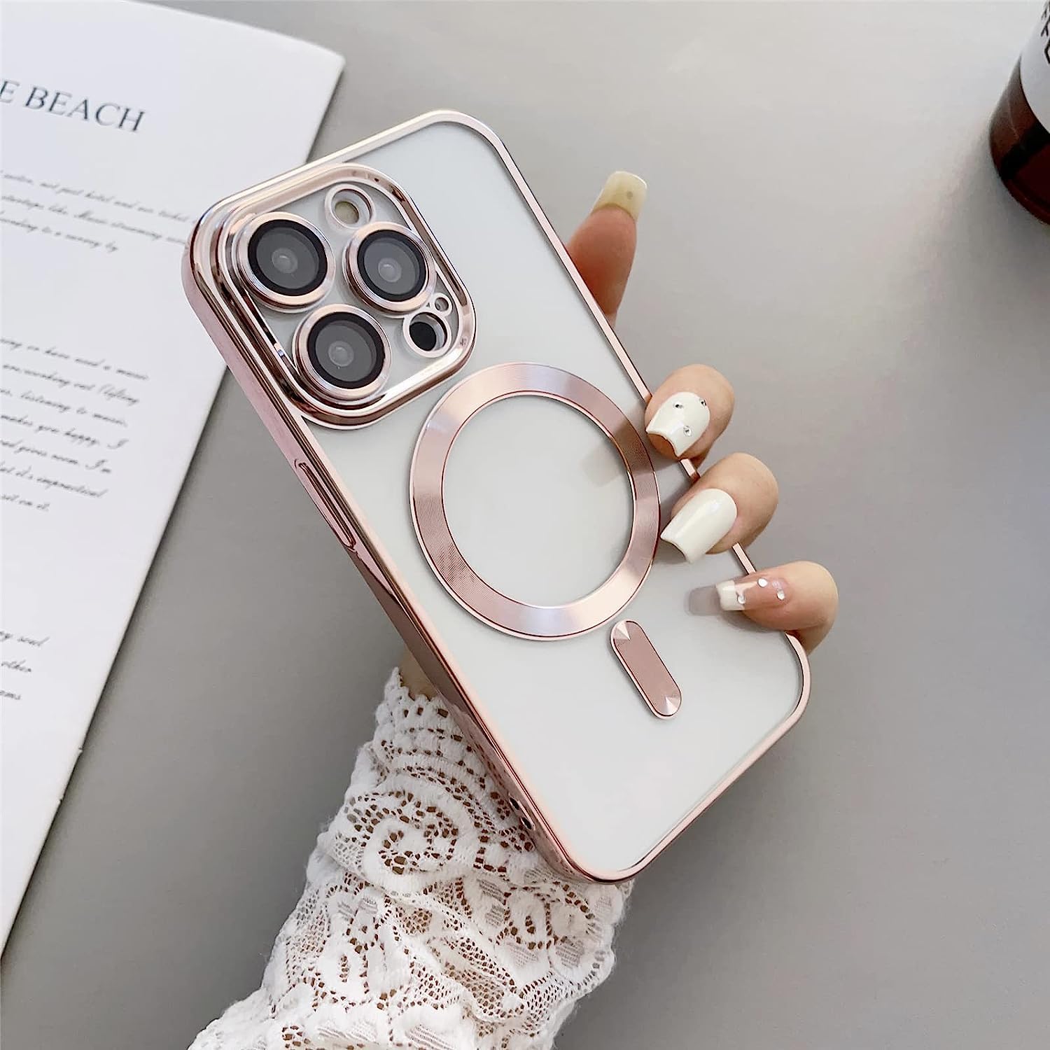 Cover Magnetica per Huawei P30 Pro Custodia, Compatibile con MagSafe Ricarica Wireless, Huawei P30 Pro Custodia Trasparente Non ingiallente Antiurto Telefono Clear Silicone Guscio,YIX Yin Cover Magnetica per Huawei P30 Pro Custodia, Compatibile con MagSafe Ricarica Wireless, Huawei P30 Pro Custodia Trasparente Non ingiallente Antiurto Telefono Clear Silicone Guscio,YIX Yin