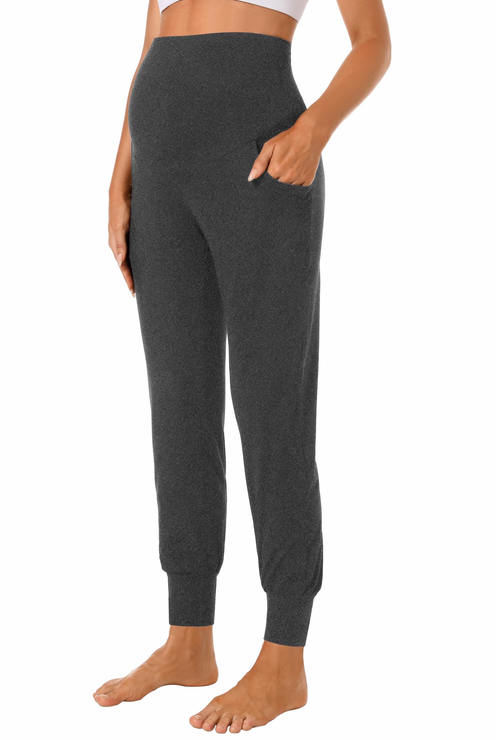 V VOCNI Pantalones cortos de maternidad para mujer, para correr, hacer ejercicio, yoga, caminar