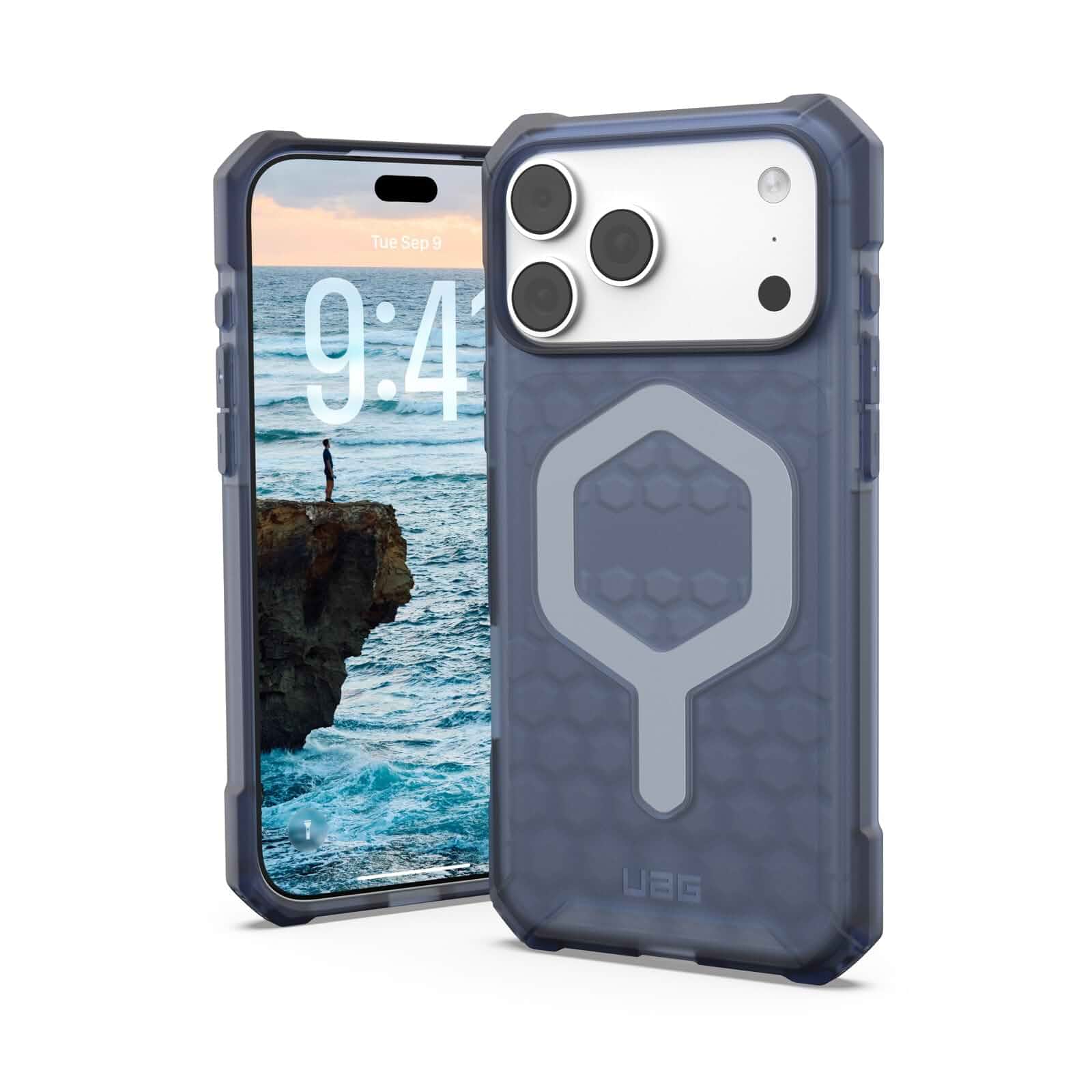 UAG iPhone18 Pro Max Shockproof Smartphone Case Essential Armor Japan Cloud blue, compatible with iPhone 17 Pro Max, smartphone protection, scratch resistant