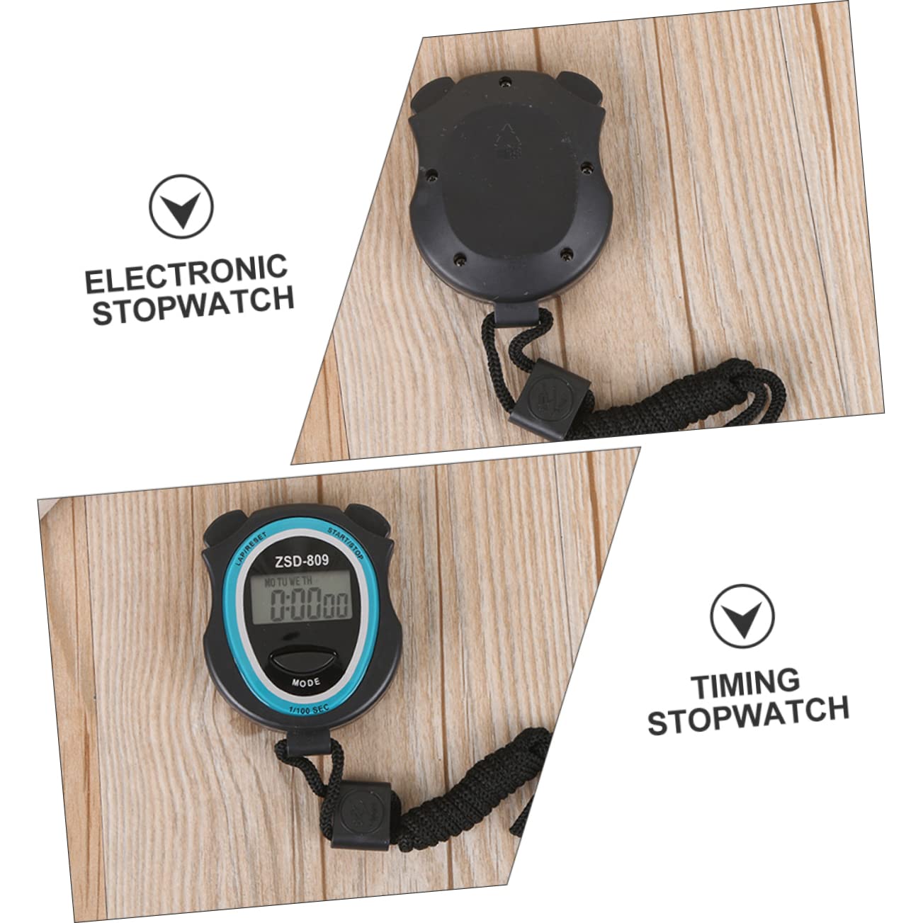 GOOHOCHY Sporting Stopwatch Student Electronic Timer for Cooking Exam Gym Compact Lightweight