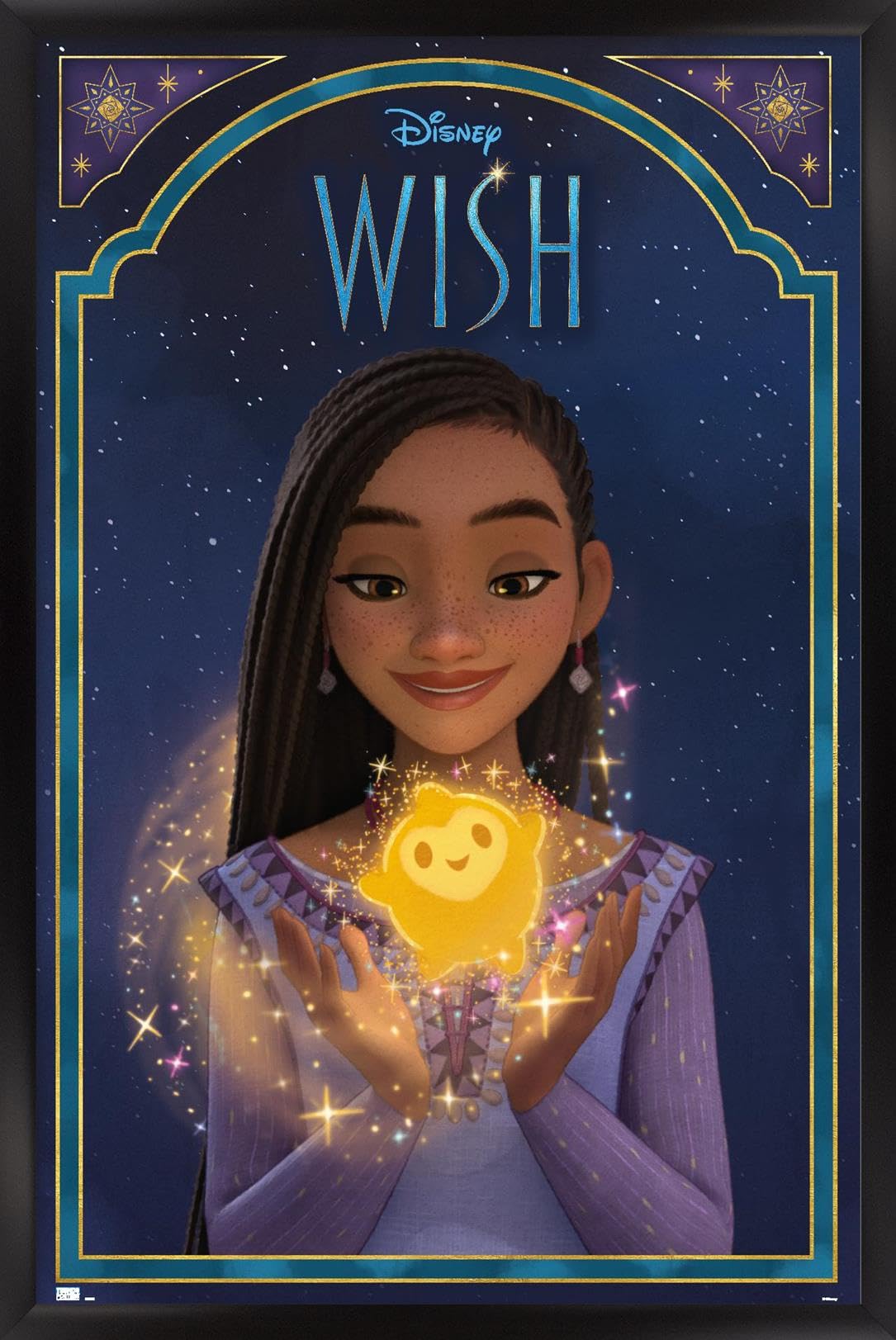 Trends International Disney Wish - Asha & Star Wall Poster