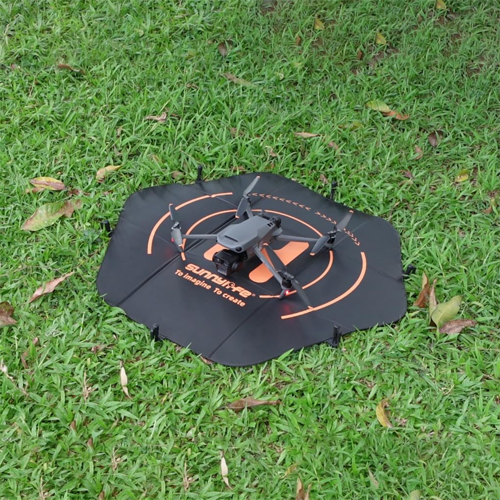 La plataforma de aterrizaje para drones AVATA 2 ofrece mayor resistencia al viento y al agua, además de una exquisita bolsa de almacenamiento portátil, Negro, 80cm