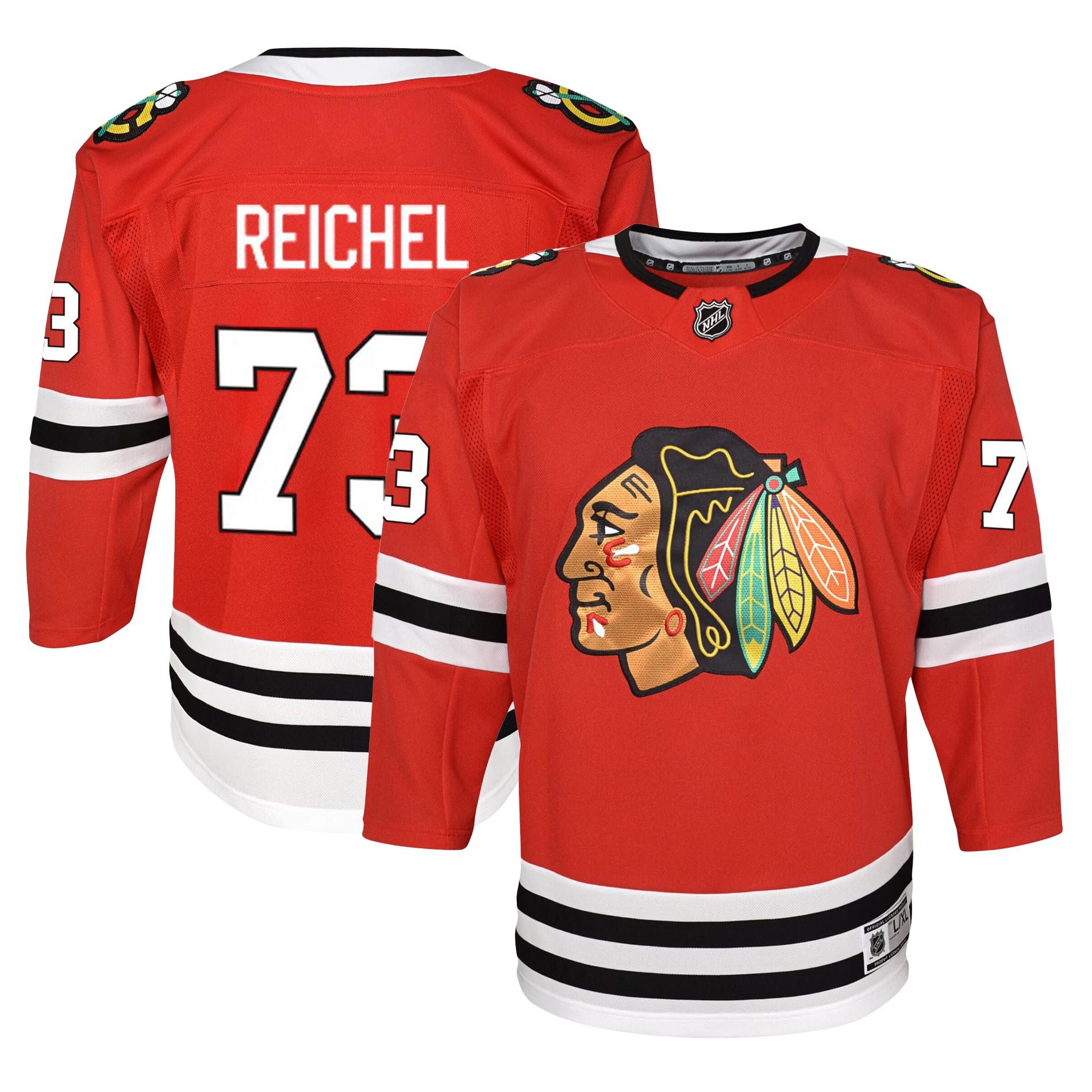 Lukas Reichel Montreal Canadiens NHL Red #27 Kids Youth Boys 4-20 Team Color Home Premier Player Hockey Jersey