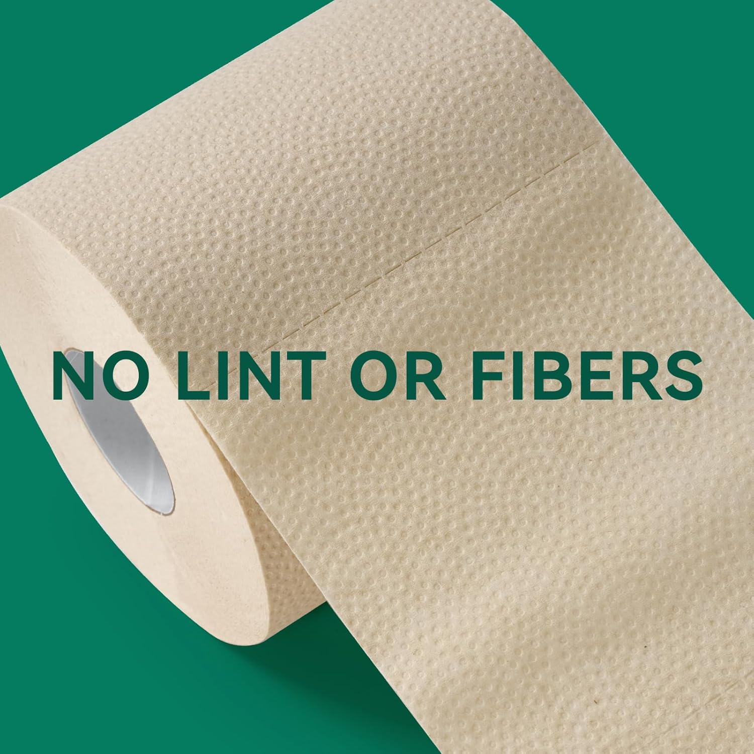 ECOLipak Bamboo Toilet Paper 3 Ply, Septic Safe Toilet Tissue, 12 Double Rolls, 320 Sheets Per Roll, Tree Free, Non Toxic, Soft and Absorbent, Eco Friendly Dye-Free Paper, Brown