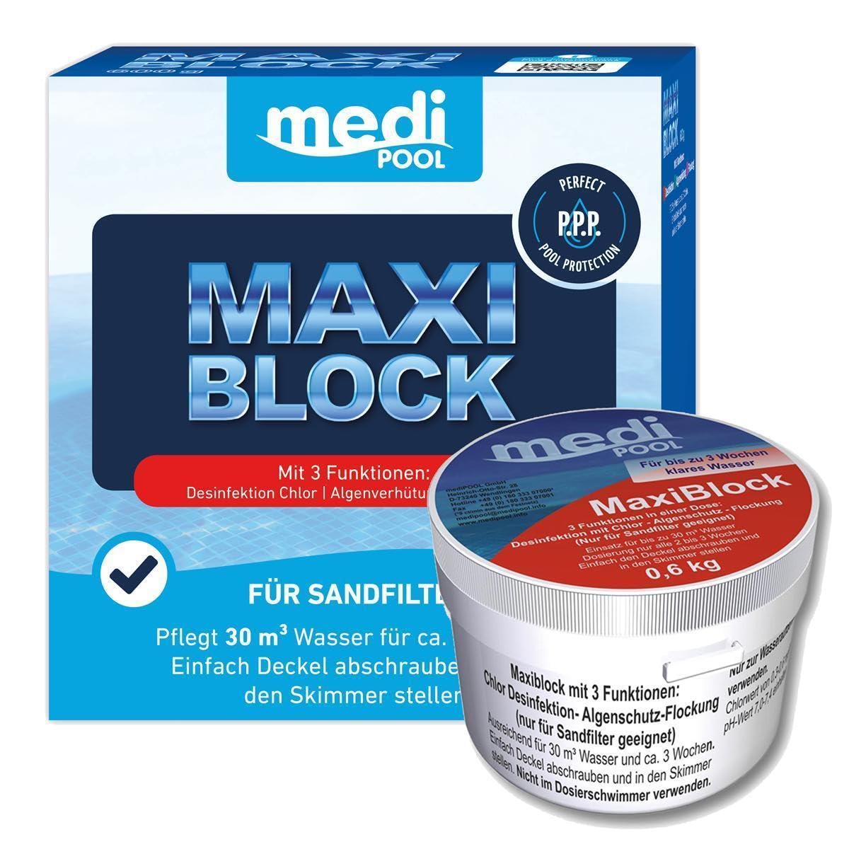 mediPOOL 3 in 1 Maxi Block 5X 600 g