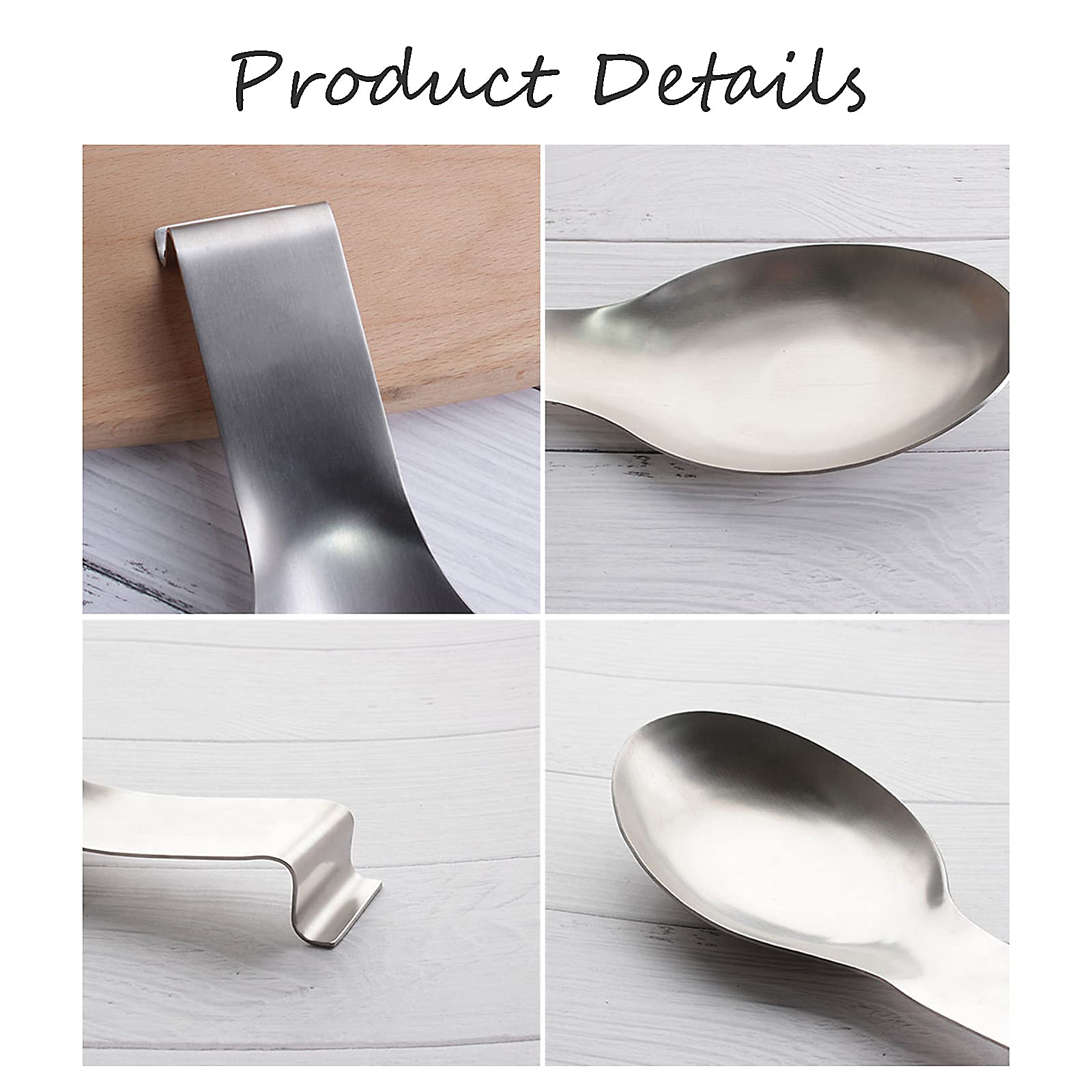 VALICLUD Repose Cuillère Acier Inoxydable à Compartiments