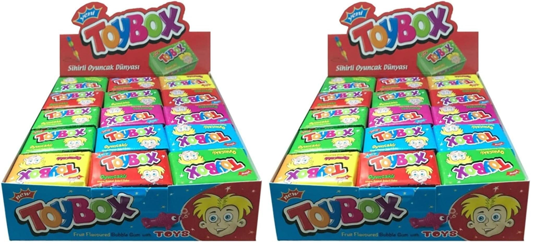 Toybox Oyuncak Dolu Sakız Kutusu 30 x 5 g (2 paketi)