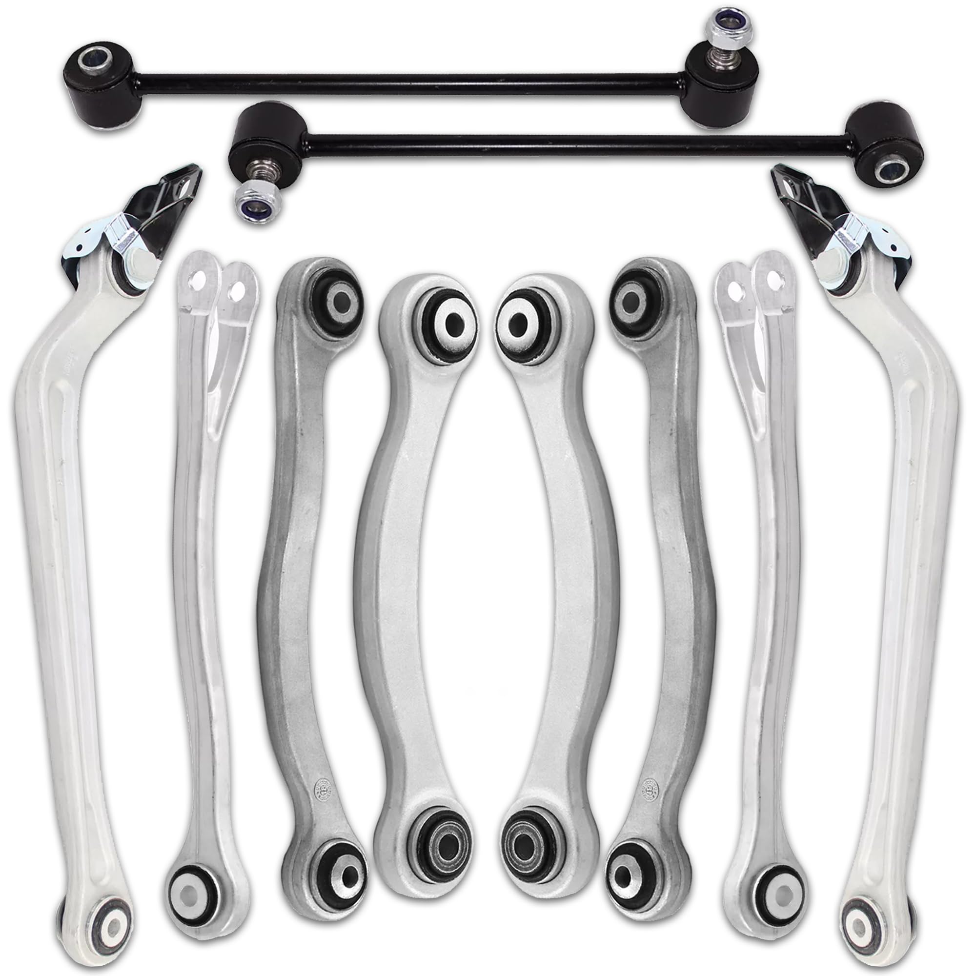 12pc Control Arms Tie Rod Ends Suspension Kit for Mercedes Benz W211 E320 E350 | eBay 4 個車フロントロアフォワードリアワードコントロールアームキット互換性メルセデスベンツ W211 S211 E320 E350 E5