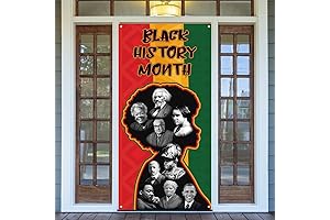 Black History Month Door Cover Wreath Decorations