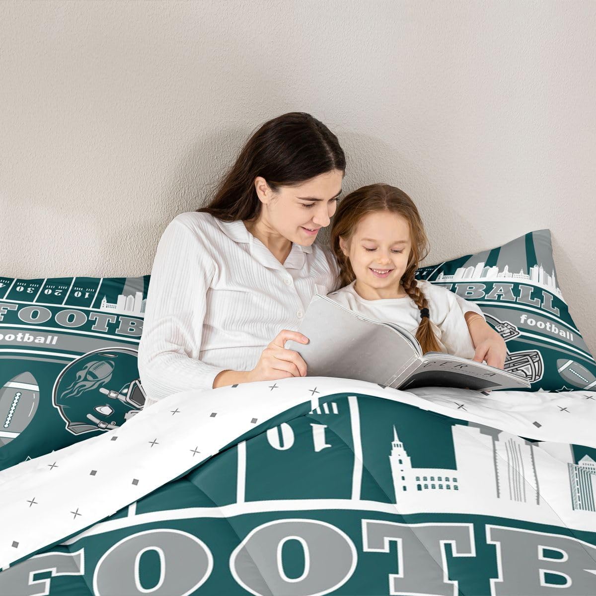 Feelyou Football Bedding Set King Size Boys Girls Rugby Sports Comforter Set Women Men Football City Duvet Quilt Bedroom Decor - Image 5