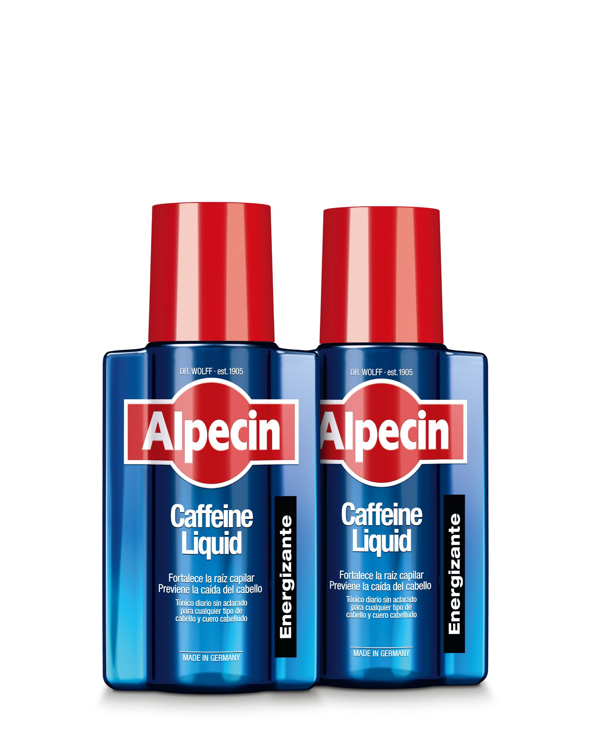 Alpecin Caffeine Liquid 2x 200 ml | Locion anticaida cabello hombre | Tratamiento para caida de pelo hombre | Tratamientos contra alopecia areata androgenetica | Producto para evitar caida pelo