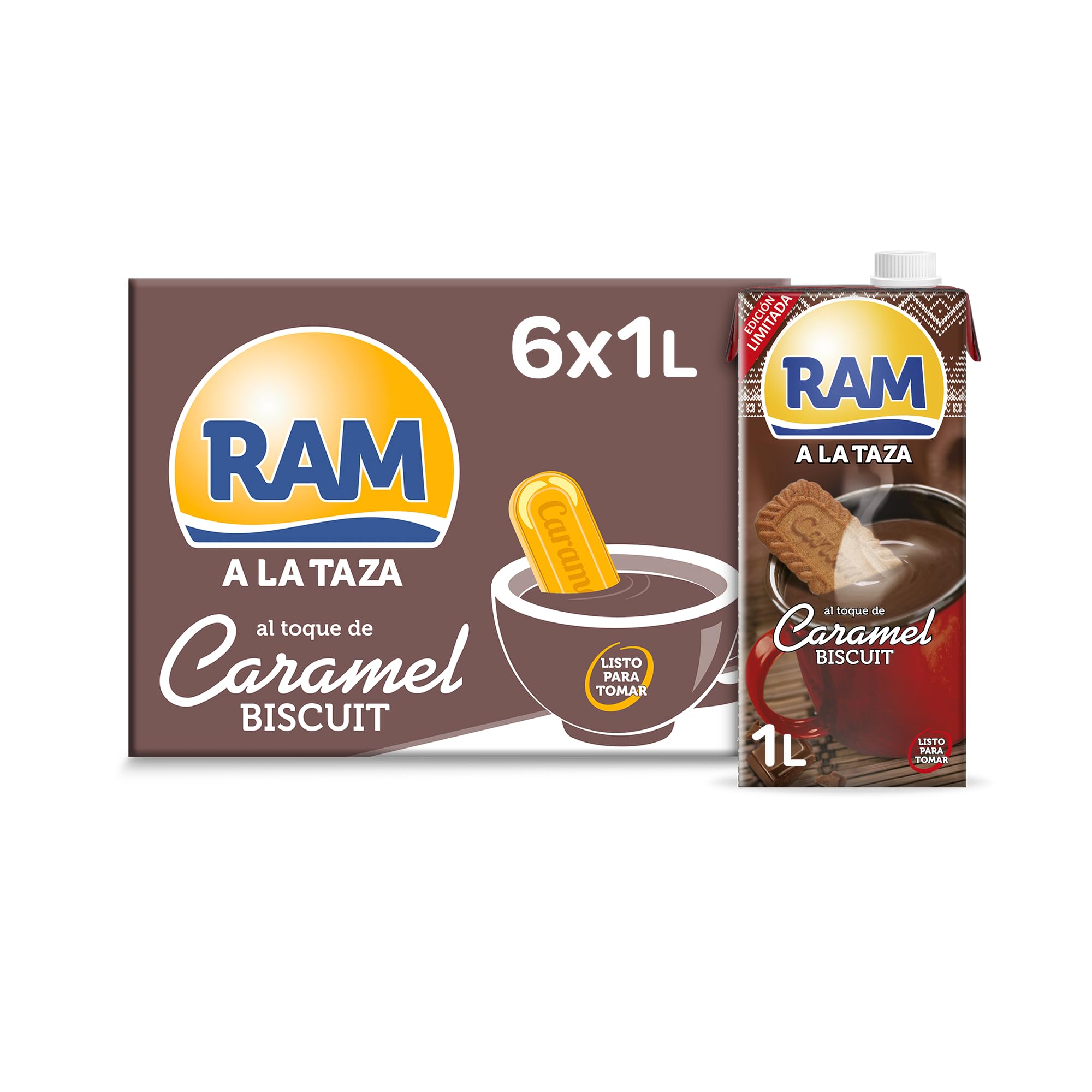 RAM Chocolate a la taza al toque de CARAMEL BISCUIT 1L — view 6