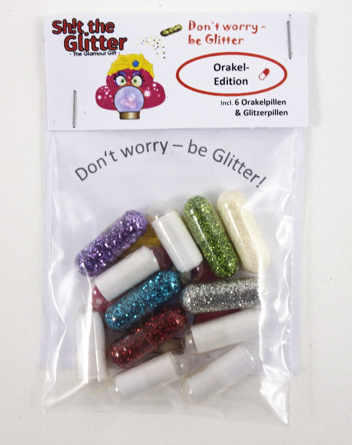 Shit the Glitter - Oracle baggy (with 12 surprise message) // gift // little attention