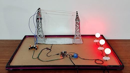 Transmission Line Fault Detection Project/Electrical Engineering Making Project Kit Box