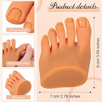 Amazon.co.jp: シリコン 練習 足 爪 練習 トレーニング 足 半足