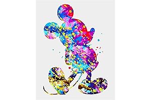 Disney Color by Number for Adults: Paint by Numbers Kit for Creative Relaxation