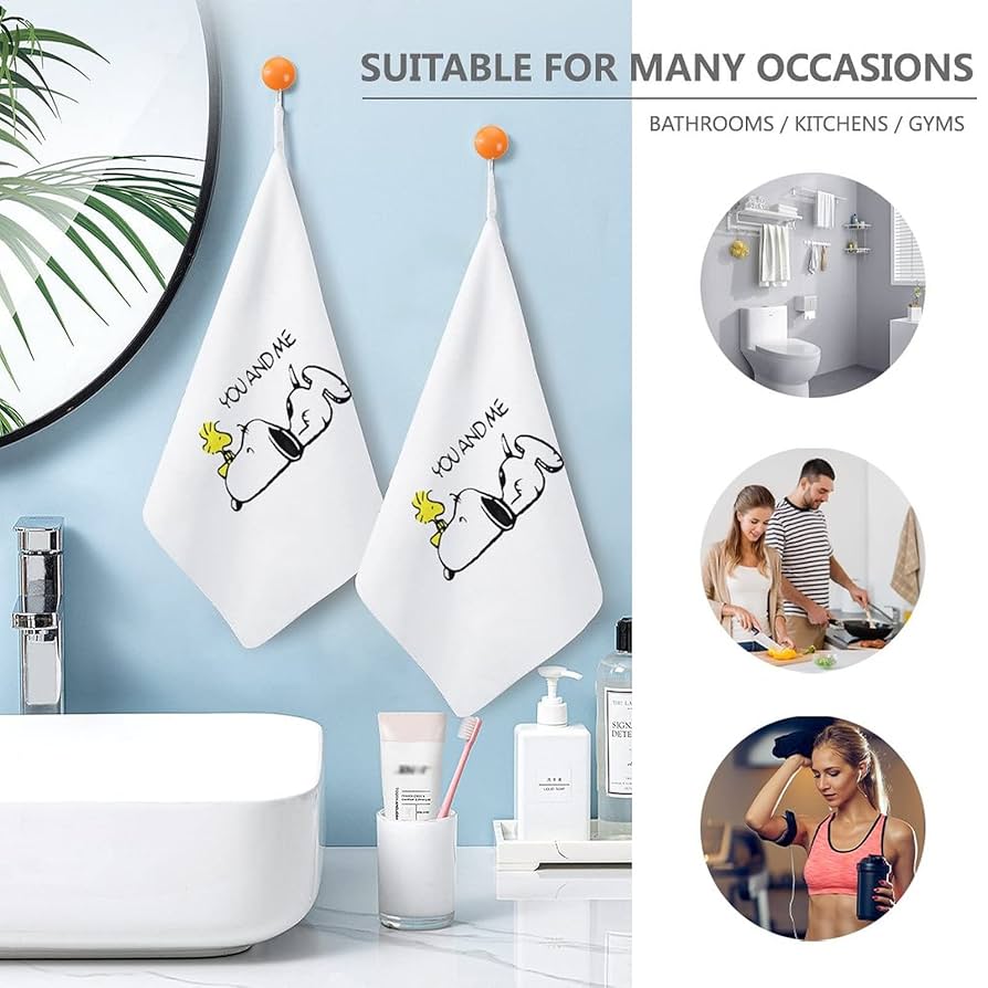 Amazon｜スヌーピー ウッドストック ハンカチタオル ループ