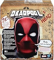 Vista 3 de Marvel Legends Cabeza Premium Interactiva de Deadpool, Electrónica con Movimiento y Habla, Mejorada con App, Coleccionable para Adultos, con Más