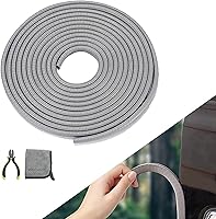 Vista 7 de Winunite - Protectores de borde de puerta de automóvil, de 16.4 pies (5 m), de goma, sin pegamento, ajuste universal, en forma de U