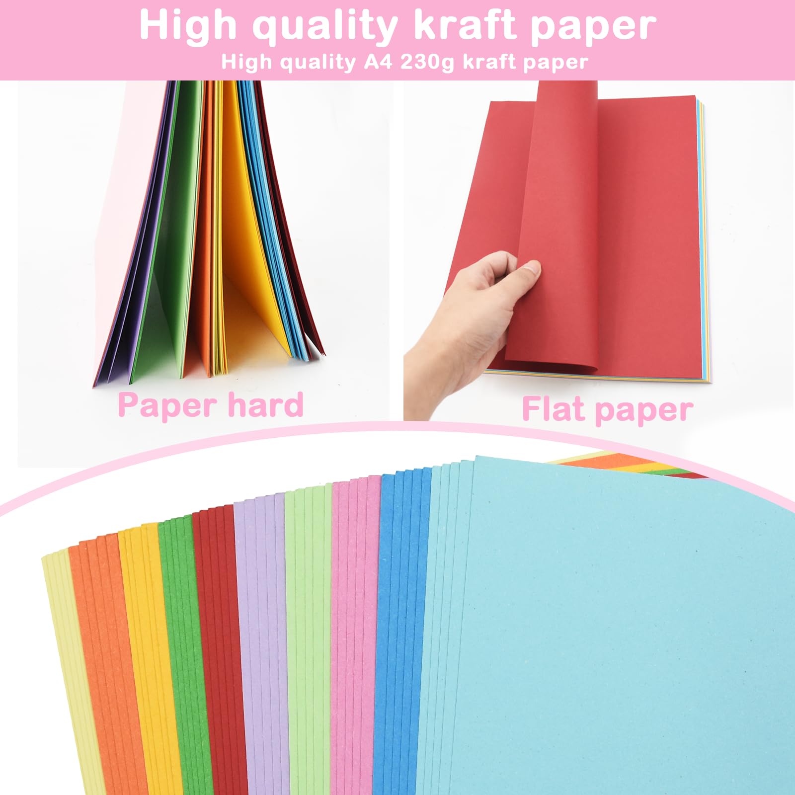 A4 Farbkarton, 300 G/m², 25 Blatt – Kräftiges Bastelpapier Für Karten, DIY & Deko