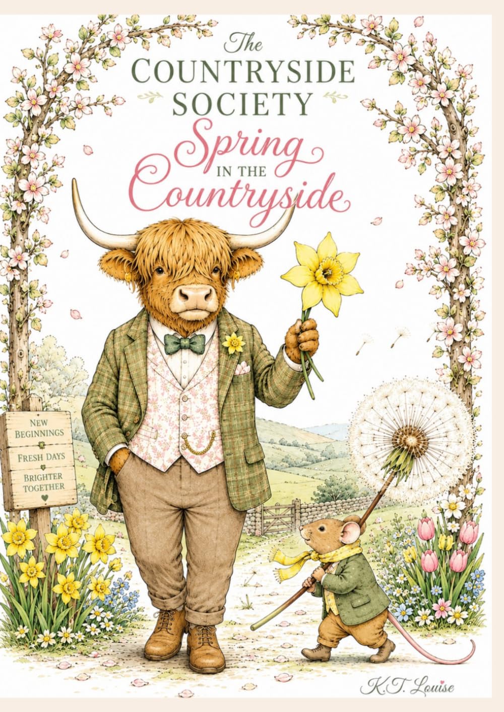 The Countryside Society: Spring in the Countryside.: Colouring Book