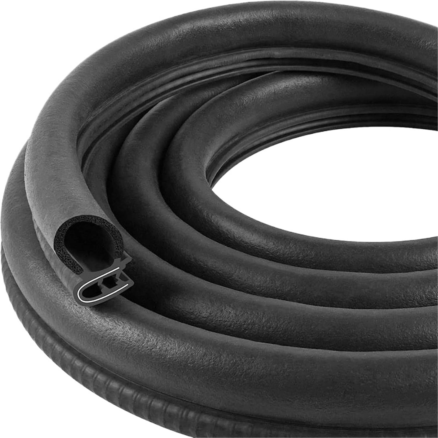 Rubber Edge Guard Sealing Strip Type Side And Top Bubbles Soundproof Engine Door Seal Trunk Engine Door Seal Tailgate Seal Kit(5M)