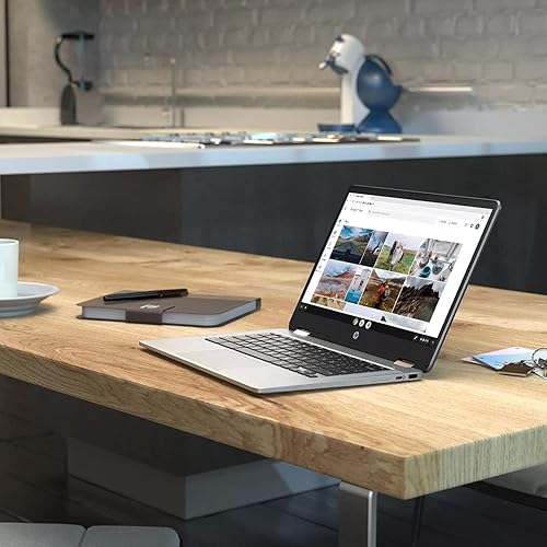 Miniatura 7 de Laptop HP X360 14a Chromebook de 14 pulgadas, pantalla táctil HD Intel Celeron 4GB DDR4 64GB eMMC WiFi Webcam Altavoces estéreo Bluetooth 5 Chrome