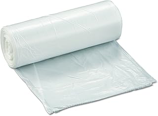 Inteplast Group SL2424LTN Low-Density Can Liner, 24 x 24, 10gal.35mil, Clear, Roll of 50 (Case of 20 Rolls)