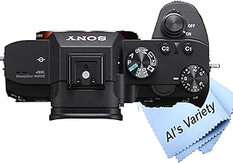 Sony a7 III Mirrorless Camera with 28-70mm Zoom Lens + 2pcs 64GB Memory + Case+ Tripod + Steady Grip Pod + Filters + Macro + 2X Lens + 2X Batteries + Accessory Bundle (Renewed)