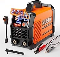 RUBIK 225A Stick Welder Dual Voltage 110/220V IGBT Inverter LCD Display Hot Start ARC MMA Welder for Beginners DIY