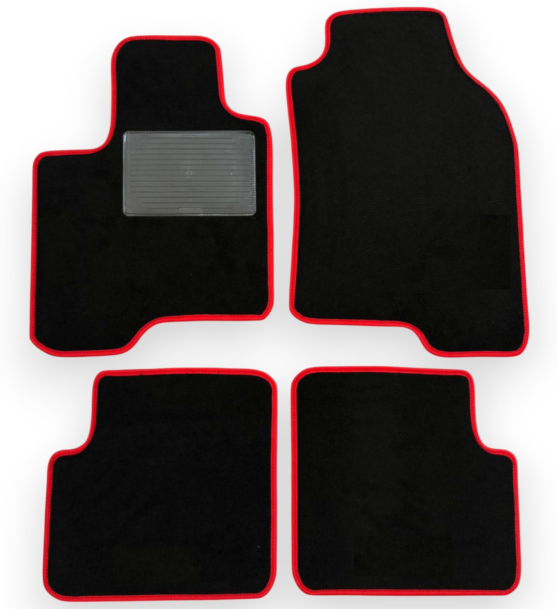 RDS TRUCK Tappetini Auto per fiat Panda III dal 2012 ad oggi. (ROSSO SENZA RICAMI)