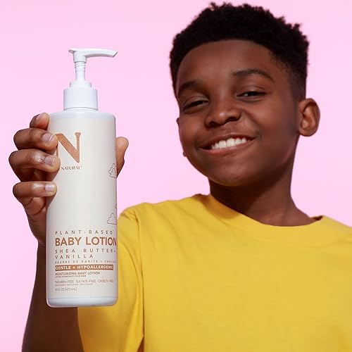 Miniatura 5 de Dr. Natural Loción hidratante para bebés - Loción de manteca de karité para recién nacidos y niños - Loción corporal para piel sensible - Manteca de