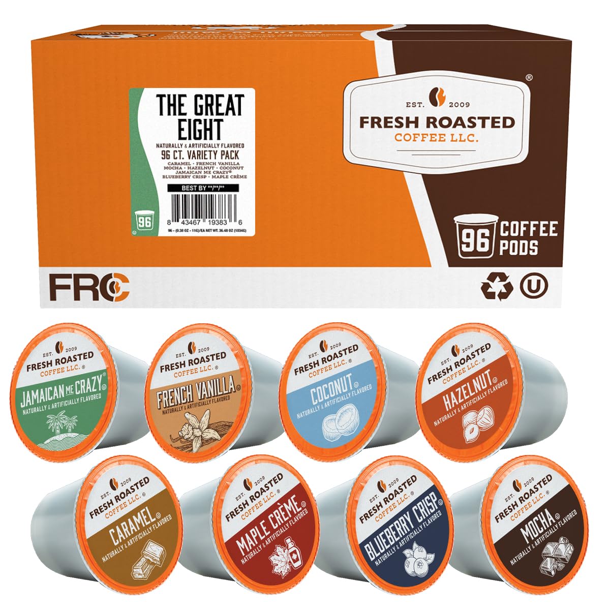 Amazon.com: Fresh Roasted Coffee, The Great Eight, Flavored Coffee
