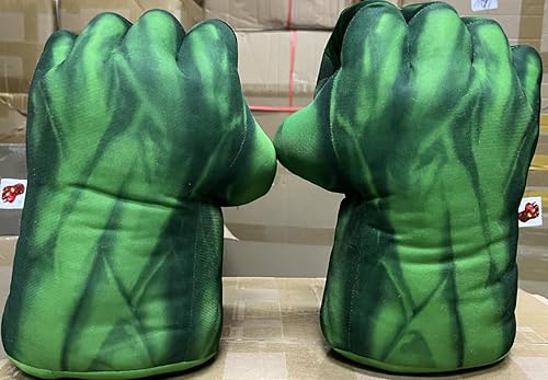 Miniatura 6 de Guantes de manos de superhéroe con puños de juguete de superhéroe, accesorios de disfraz de superhéroe de felpa suave, guantes de cosplay para niños