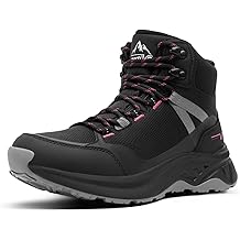 Women's Hiking Boots Waterproof Lightweight Outdoor Trekking Comfortable Non-Slip Backpacking Camping Ankle Boot Hollow