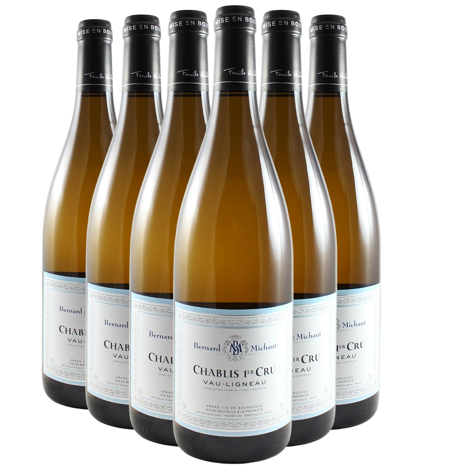Chablis 1er Cru Vau Ligneau - Blanc 2023 - Domaine Michaut - Grand Vin Blanc de Bourgogne (6x75cl)