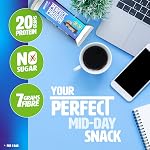No Sugar Perfect Protein Barre - Cookies & Saveur de crème 20g Protéines élevées, zéro Sugar, Amies diabétiques, Haute Fibre, Amies des Keto, Faibles calories, Nutriments Riche Snack en santé 14 Barres (55g)