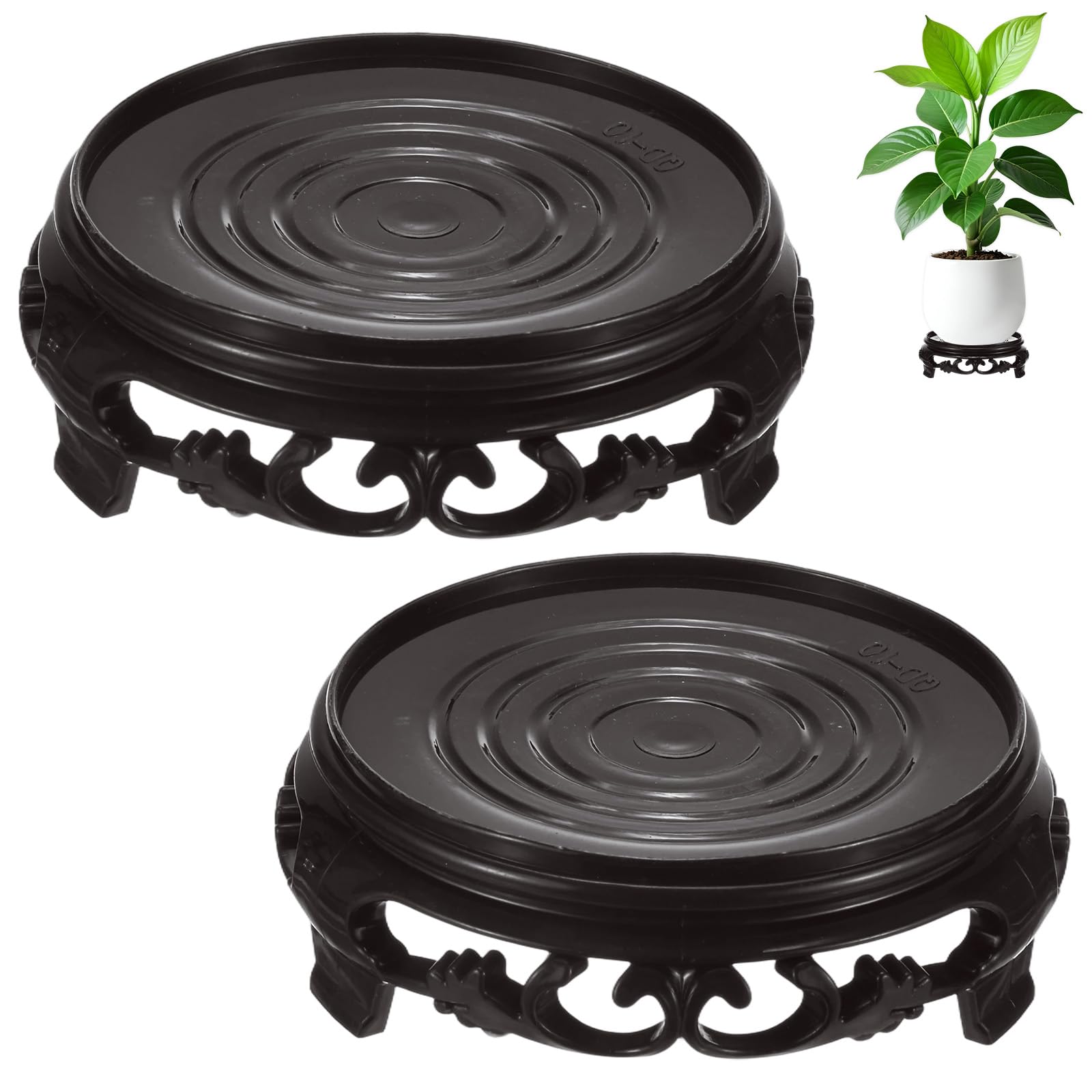 M METERXITY 2-Pack Plant Stand for Inside Pots, 9.5 Cm/3.74 Inch