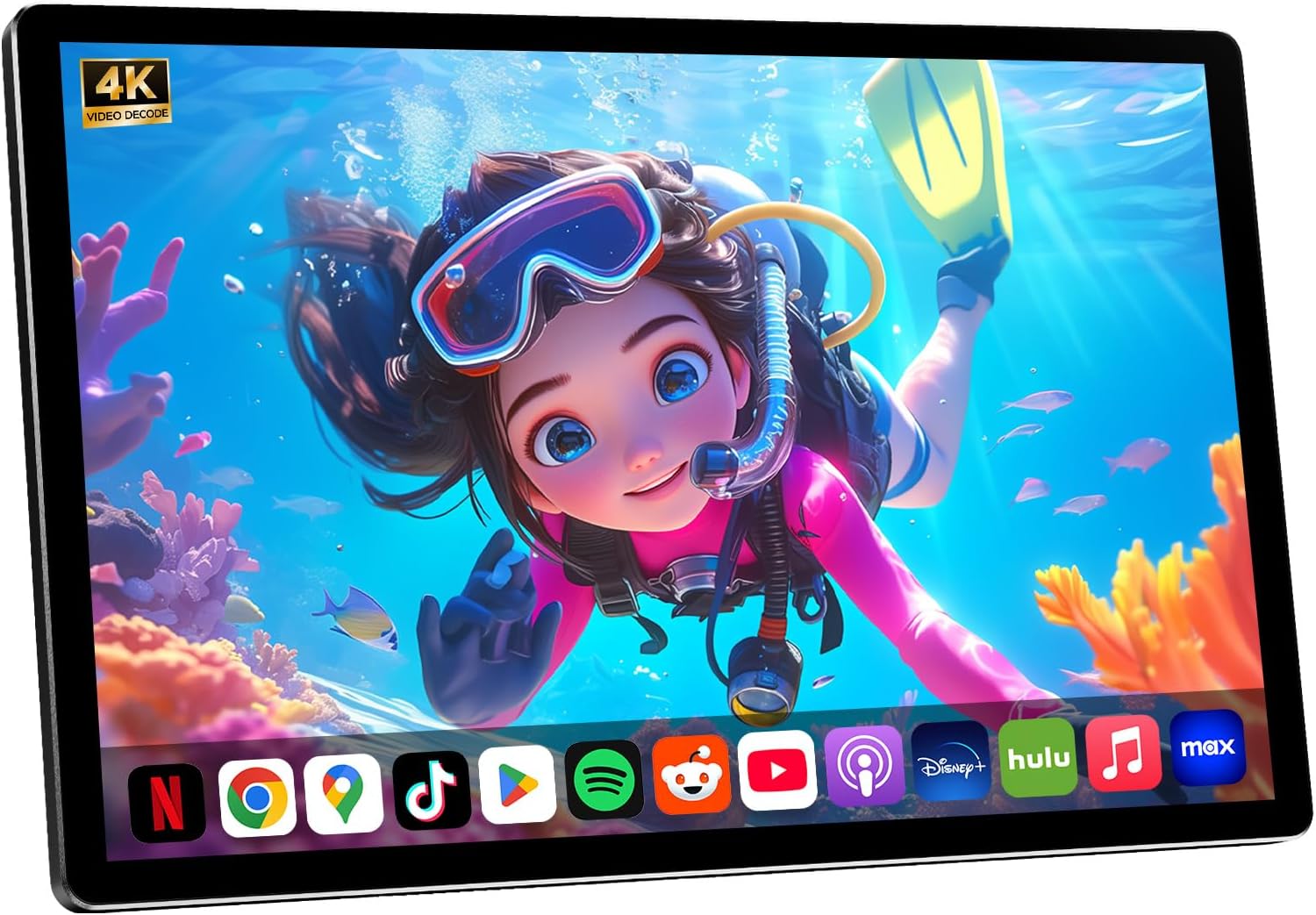 11.5" Android 13 Car TV,Touchscreen Headrest Monitor for Car Back Seat Entertainment System,Support Phone Wireless Mirroring Sync Screen HDMI SD Card USB 4K Video Playback (2G+32G(1*pc))